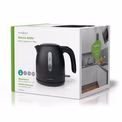 Nedis KAWK300EBK bollitore elettrico 1 L 2150 W Nero - Vista aggiuntiva 5