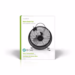 Nedis FNCL10BK20 ventilatore Nero - Vista aggiuntiva 5