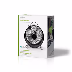 Nedis FNCL10BK20 ventilatore Nero - Vista aggiuntiva 6