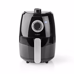 Nedis KAAF120FBK, Friggitrice ad aria calda, 2,4 L, 80 °C, 200 °C, 30 min, Singolo