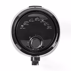 Nedis KAAF120FBK friggitrice Singolo 2,4 L Indipendente 1000 W Friggitrice ad aria calda Alluminio, Nero - Vista aggiuntiva 4