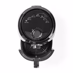 Nedis KAAF120FBK friggitrice Singolo 2,4 L Indipendente 1000 W Friggitrice ad aria calda Alluminio, Nero - Vista aggiuntiva 5