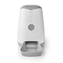 Nedis WIFIPET10CWT distributore di cibo e acqua per cani e gatti Grigio, Bianco Gatto (animale)/Cane