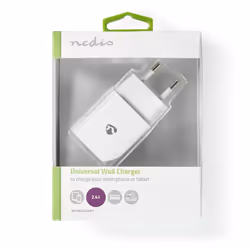 Nedis WCHAU242AWT Caricabatterie per dispositivi mobili Universale Bianco AC Interno - Vista aggiuntiva 6