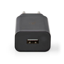 Nedis WCHAC242ABK Caricabatterie per dispositivi mobili Universale Nero AC Interno
