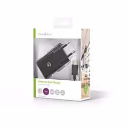 Nedis WCHAC242ABK Caricabatterie per dispositivi mobili Universale Nero AC Interno - Vista aggiuntiva 4