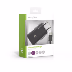 Nedis WCHAC242ABK Caricabatterie per dispositivi mobili Universale Nero AC Interno - Vista aggiuntiva 5