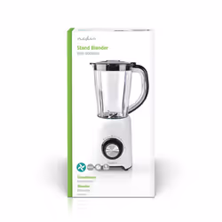 Nedis KABL300CWT frullatore 1,5 L Frullatore da tavolo 800 W Nero, Bianco - Vista aggiuntiva 7