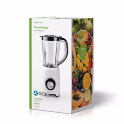 Nedis KABL300CWT frullatore 1,5 L Frullatore da tavolo 800 W Nero, Bianco - Vista aggiuntiva 8