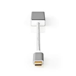 Nedis CCTB64550AL02 cavo e adattatore video 0,2 m USB tipo-C Mini DisplayPort Argento