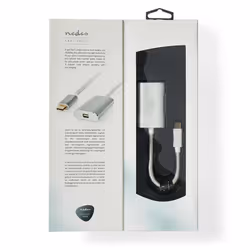 Nedis CCTB64580AL02 cavo e adattatore video 0,2 m USB tipo-C Mini DisplayPort Argento - Vista aggiuntiva 8