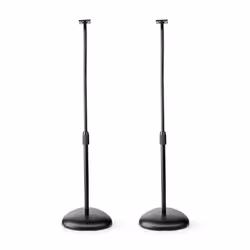 Nedis SPMT2750BK supporto da parete per casse acustiche Pavimento Acrilonitrile butadiene stirene (ABS), Acciaio Nero - Vista aggiuntiva 6