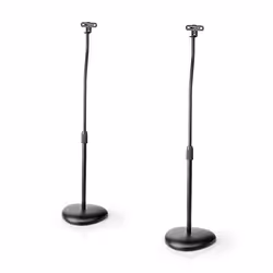 Nedis SPMT2750BK supporto da parete per casse acustiche Pavimento Acrilonitrile butadiene stirene (ABS), Acciaio Nero - Vista aggiuntiva 7