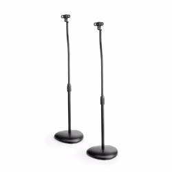 Nedis SPMT2750BK supporto da parete per casse acustiche Pavimento Acrilonitrile butadiene stirene (ABS), Acciaio Nero - Vista aggiuntiva 8