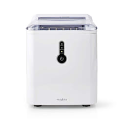 Nedis KAIC100FWT macchina per cubetti di ghiaccio Macchina per la produzione di cubetti di ghiaccio integrata/indipendente 12 kg/24h 120 W Bianco