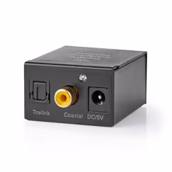 Nedis ACON2510BK convertitore audio Nero - Vista aggiuntiva 7