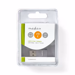 Nedis CCGB60925GY adattatore per inversione del genere dei cavi USB A USB C Grigio - Vista aggiuntiva 7