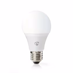 Nedis SmartLife, Lampadina intelligente, Wi-Fi, Bianco, LED, Plastica, E27