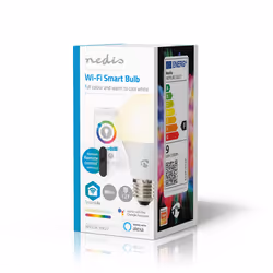 Nedis WIFILRC10E27 lampada LED Blu, Verde, Rosso 9 W E27 F - Vista aggiuntiva 4