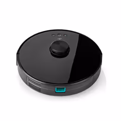 Nedis WIFIVCL001CBK, Sans sac, Noir, Rond, 0,6 L, 65 dB, 0,35 L