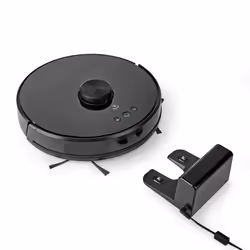 Nedis WIFIVCL001CBK robot aspirateur 0,6 L Sans sac Noir - Vista aggiuntiva 4