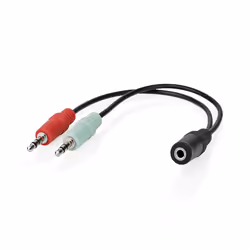 Nedis CAGB22160BK02 cavo audio 0,12 m 3.5mm 2 x 3.5mm Nero - Vista aggiuntiva 5