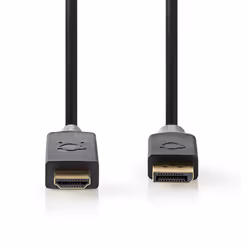Nedis CCBW37100AT10 cavo e adattatore video 1 m DisplayPort HDMI Nero