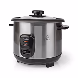 Nedis KARC110AL cuoci riso 1 L 400 W Nero, Argento - Vista aggiuntiva 6
