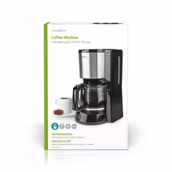 Nedis KACM260EBK macchina per caffè Manuale Macchina da caffè con filtro - Vista aggiuntiva 7