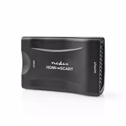 Nedis VCON3461BK, Convertitore video attivo, Nero, Acrilonitrile butadiene stirene (ABS), 1920 x 1080 Pixel, 720p, 1080p, 16: ...