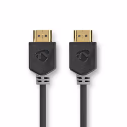 Nedis CVBW35000BK50, 5 m, HDMI tipo A (Standard), HDMI tipo A (Standard), Audio Return Channel (ARC), Nero