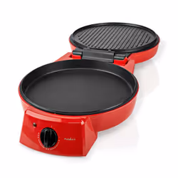 Nedis FCPM100FRD macchina e forno per pizza 1 pizza(e) 1800 W Nero, Rosso - Vista aggiuntiva 6