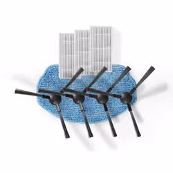 Nedis WIFIVCB01, Filtro e spazzola, Robot aspirapolvere, Nero, Blu, Bianco, WIFIVCR001CBK, 6 pz, 3 HEPA filters 2 sets of sid ...