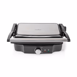 Nedis KAGR131FSR, Nero, Argento, Plastica, Acciaio inox, Rettangolare, Manopola, Piastra, 278 x 170 mm
