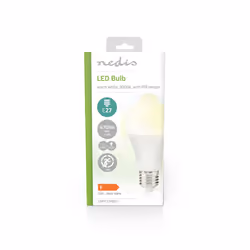 Nedis LBPE27A601 lampada LED Bianco 3000 K 4,9 W E27 F - Vista aggiuntiva 2