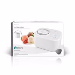 Nedis KAIM600CWT macchina per gelato Gelatiera compressore 1 L 100 W Bianco - Vista aggiuntiva 7
