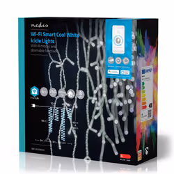 Nedis WIFILXC03W250 illuminazione decorativa Ghirlanda di luci decorative 240 lampadina(e) LED 2,32 W G - Vista aggiuntiva 2