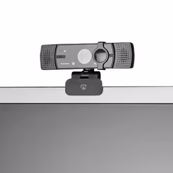 Nedis WCAM120BK webcam 8,3 MP 3840 x 2160 Pixel USB 2.0 Nero - Vista aggiuntiva 7