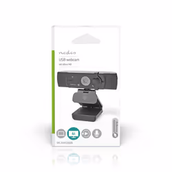 Nedis WCAM120BK webcam 8,3 MP 3840 x 2160 Pixel USB 2.0 Nero - Vista aggiuntiva 8