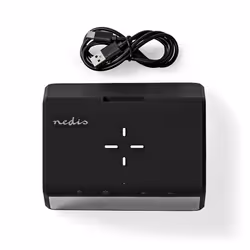 Nedis WCACQ30BK sveglia Sveglia digitale Nero - Vista aggiuntiva 6