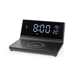 Nedis WCACQ20BK sveglia Sveglia digitale Nero