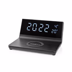 Nedis WCACQ20BK sveglia Sveglia digitale Nero - Vista aggiuntiva 6