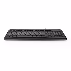 Nedis KBMU200BKDE tastiera Ufficio USB QWERTZ Tedesco Nero - Vista aggiuntiva 2