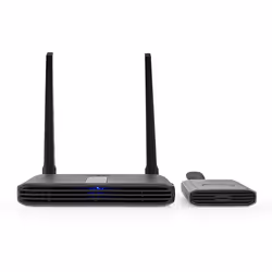 Nedis VTRA3460GY, Trasmettitore e ricevitore AV, 30 m, Con cavo e senza cavo, Grigio, HDCP