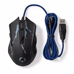 Nedis GMWD210BK mouse Gaming Mano destra USB tipo A Ottico 3600 DPI - Vista aggiuntiva 3