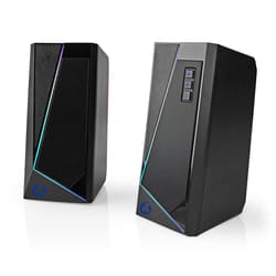 Nedis GSPR31020BK altoparlante 2-vie Nero Cablato 6 W