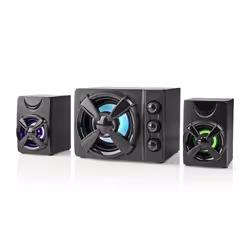 Nedis GSPR31021BK altoparlante 2-vie Nero Cablato 11 W - Vista aggiuntiva 5