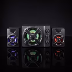 Nedis GSPR31021BK altoparlante 2-vie Nero Cablato 11 W - Vista aggiuntiva 7