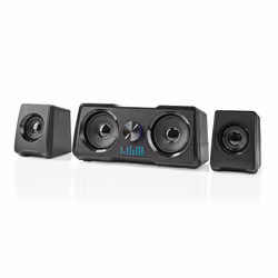 Nedis Gaming Speaker 2-vie Nero Cablato 16 W - Vista aggiuntiva 5