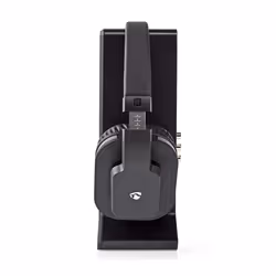 Nedis HPRF321BK cuffia e auricolare Cuffie Wireless A Padiglione TV Base di ricarica Nero - Vista aggiuntiva 2